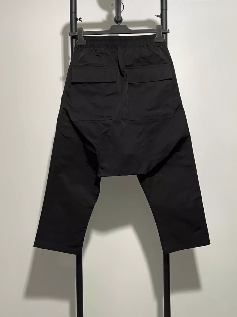 Rick Owens Rick Owens Black Cropped Pants Size US 26 / EU 42 - 2 Thumbnail