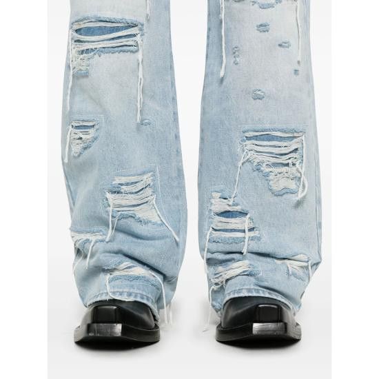 Who Decides War WHO DECIDES WAR Men Denim Pants SIDE PATCH REL SKY BLUE Size US 40 / EU 56 - 3 Thumbnail