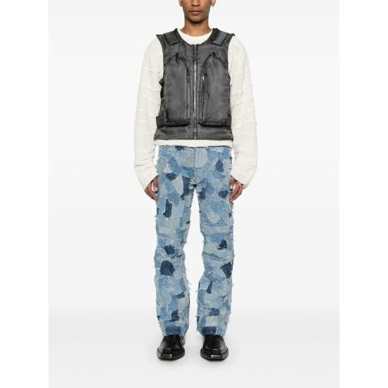 Who Decides War WHO DECIDES WAR Men Denim Pants DENIM BORO MOT SKY BLUE Size US 28 / EU 44 - 2 Thumbnail