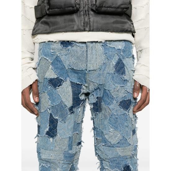 Who Decides War WHO DECIDES WAR Men Denim Pants DENIM BORO MOT SKY BLUE Size US 38 / EU 54 - 4 Thumbnail
