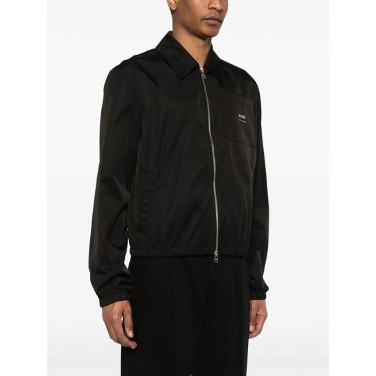 AMI AMI Men Bomber Jackets HJK063 PA0007 001 BLACK Size US S / EU 44-46 / 1 - 2 Thumbnail