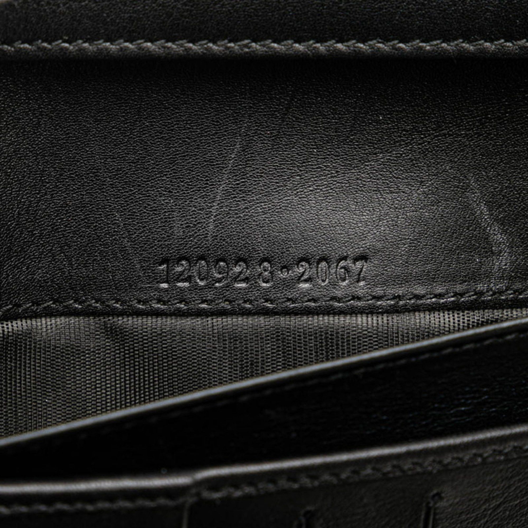 Gucci Gucci Sherry Line Studded Long Wallet 120928 Black Multicolor Leather Men's GUCCI Size ONE SIZE - 8 Thumbnail