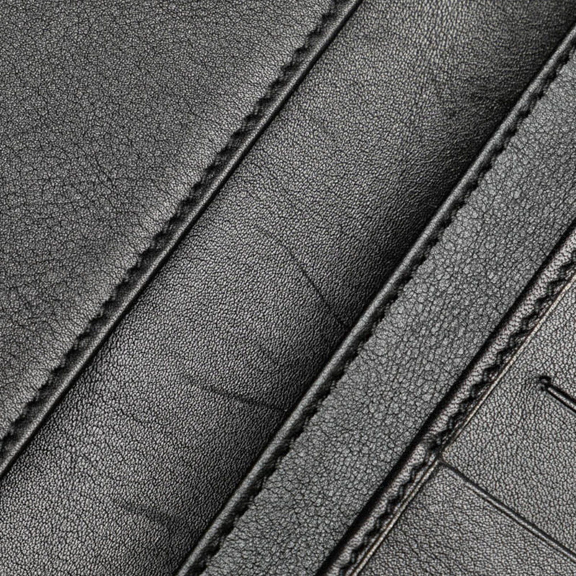 Gucci Gucci Sherry Line Studded Long Wallet 120928 Black Multicolor Leather Men's GUCCI Size ONE SIZE - 4 Thumbnail