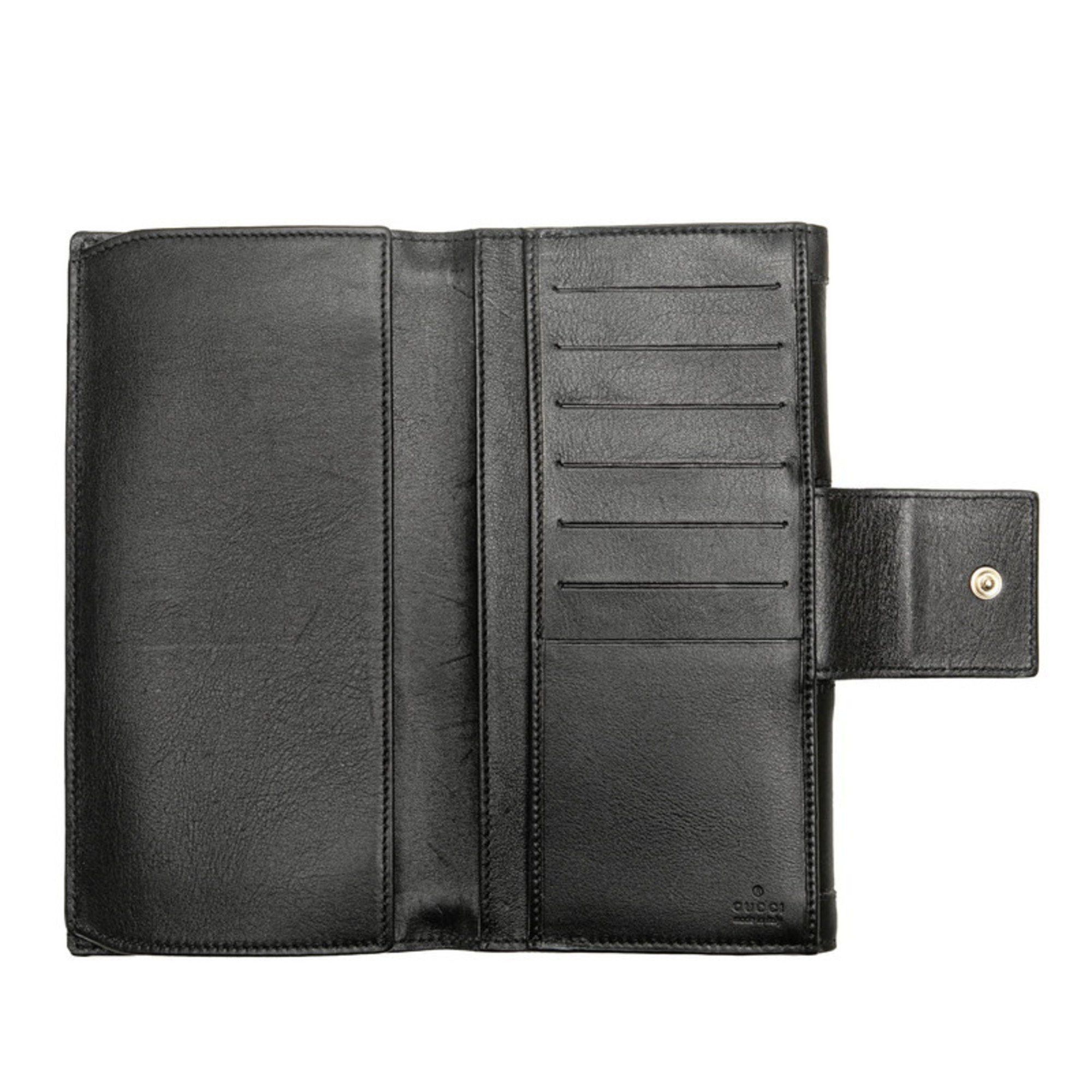 Gucci Gucci Sherry Line Studded Long Wallet 120928 Black Multicolor Leather Men's GUCCI Size ONE SIZE - 6 Thumbnail