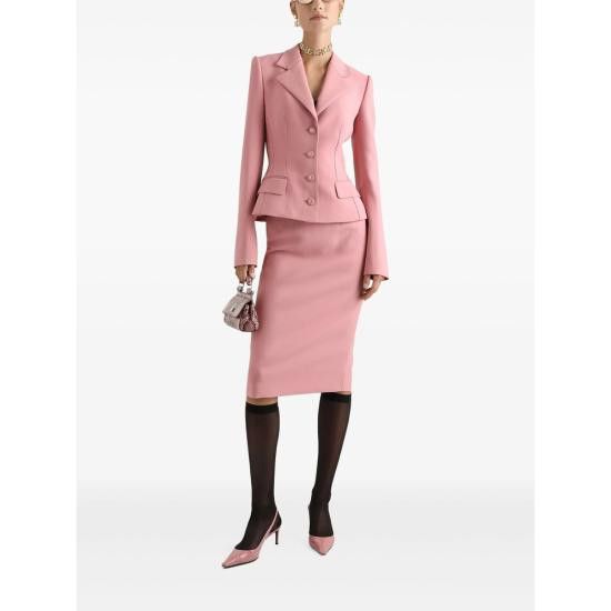 Dolce & Gabbana DOLCE & GABBANA Women Mid Skirts F4CJGT FU2L8 F0473 PINK Size 28" / US 6 / IT 42 - 2 Thumbnail