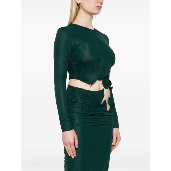 Christopher Esber CHRISTOPHER ESBER Women Tops 24041232 EVGRE GREEN Size XS / US 0-2 / IT 36-38 - 2 Thumbnail