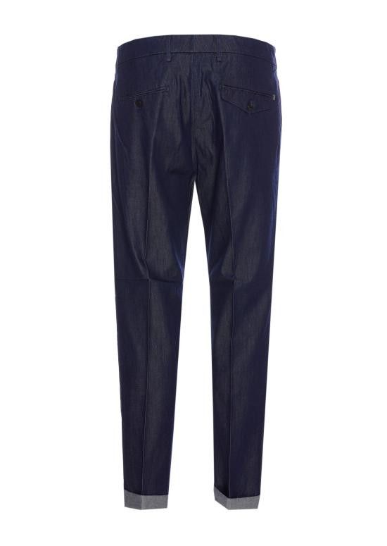 Dondup DONDUP Men Straight Pants UP615 DF0293 IX2800 Blue Size US 33 - 4 Thumbnail
