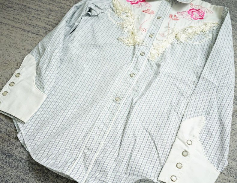 Comme des Garcons Embroidered Western Style Shirt Size US M / EU 48-50 / 2 - 6 Thumbnail
