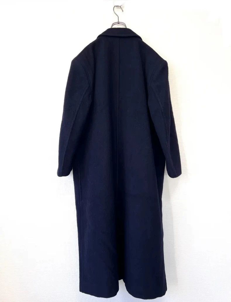 Comme des Garcons 1980s Navy Wool Coat by Comme des Garcons Size US M / EU 48-50 / 2 - 6 Thumbnail