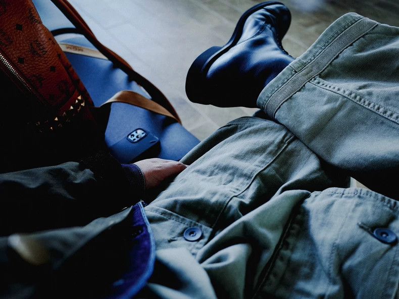 Nigel Cabourn Nigel Cabourn Green Overalls Size US 31 - 7 Thumbnail
