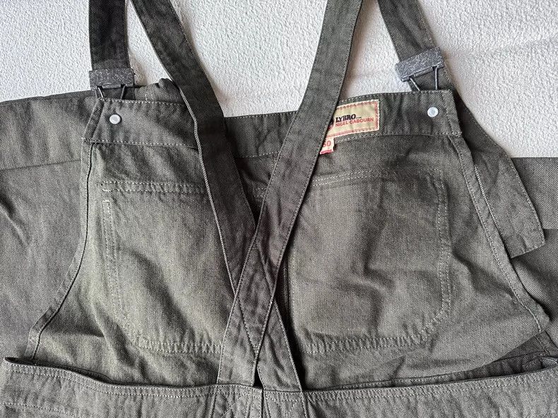 Nigel Cabourn Nigel Cabourn Green Overalls for Men Size US 31 - 4 Thumbnail