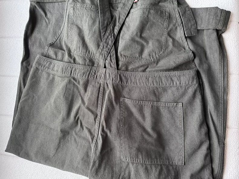 Nigel Cabourn Nigel Cabourn Green Overalls for Men Size US 31 - 3 Thumbnail