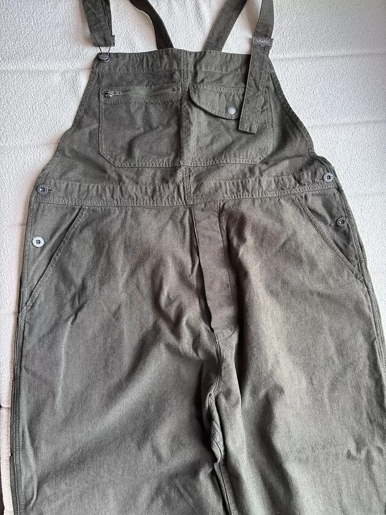 Nigel Cabourn Nigel Cabourn Green Overalls for Men Size US 31 - 2 Thumbnail