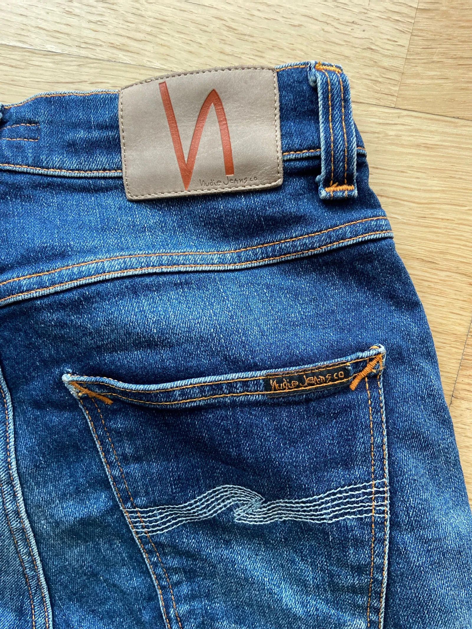 Nudie Jeans Nudie Jeans Lean Dean Crispy Bora Jeans Size 28" / US 6 / IT 42 - 4 Thumbnail