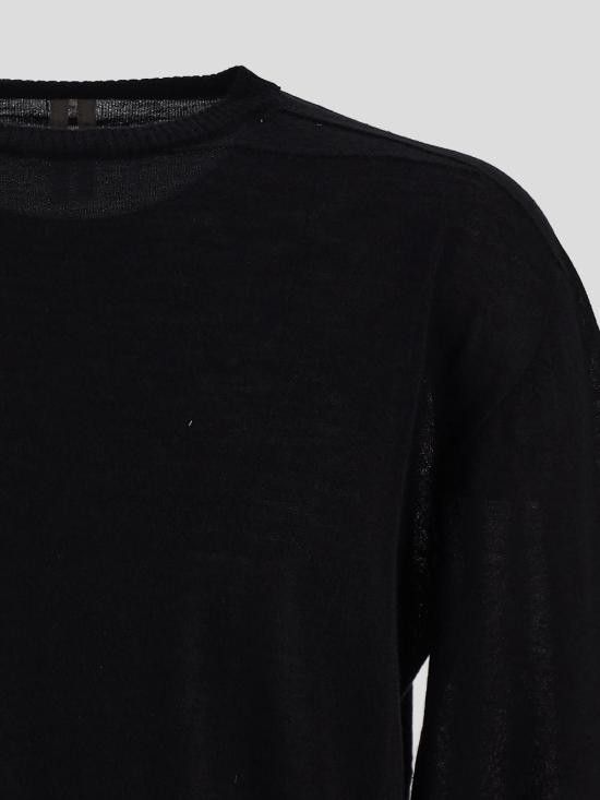 Rick Owens RICK OWENS Men Sweater RU01E5627 WS09 Black Size US L / EU 52-54 / 3 - 3 Thumbnail