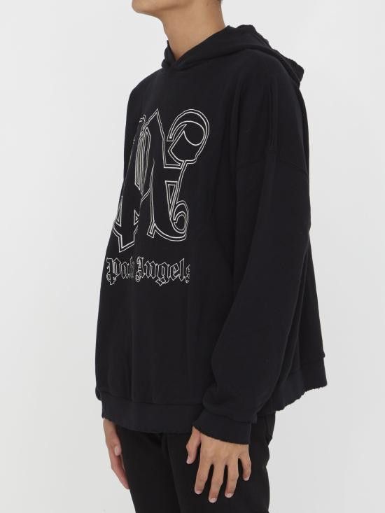 Palm Angels PALM ANGELS Men Sweater PMBB126E23 BLACK Size US M / EU 48-50 / 2 - 2 Thumbnail