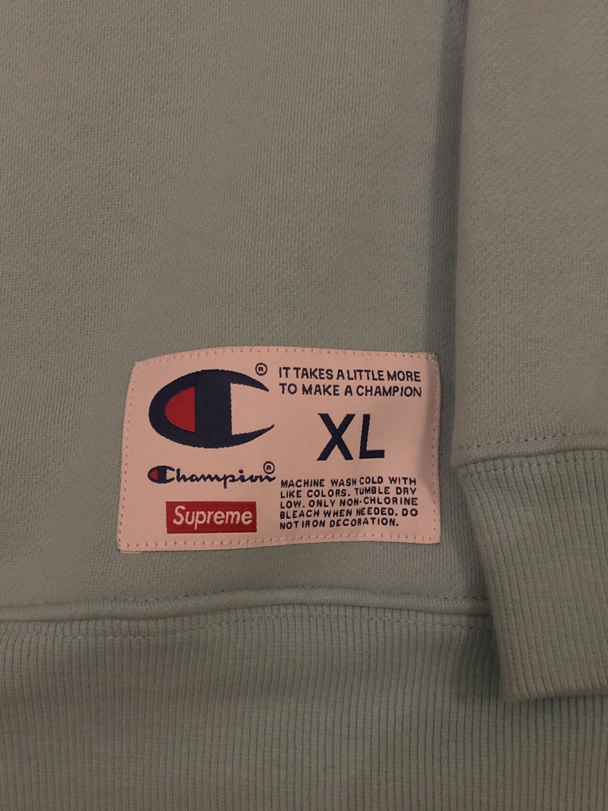 Champion × Supreme Supreme Champion Hoodie Size US XL / EU 56 / 4 - 4 Thumbnail