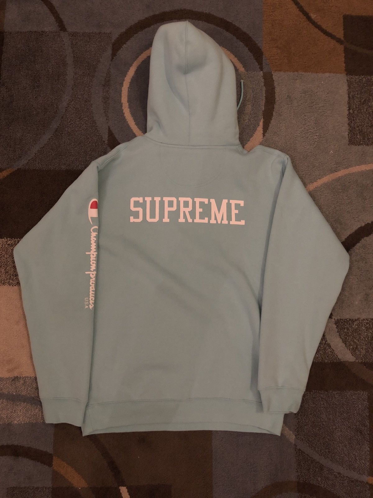 Champion × Supreme Supreme Champion Hoodie Size US XL / EU 56 / 4 - 2 Thumbnail