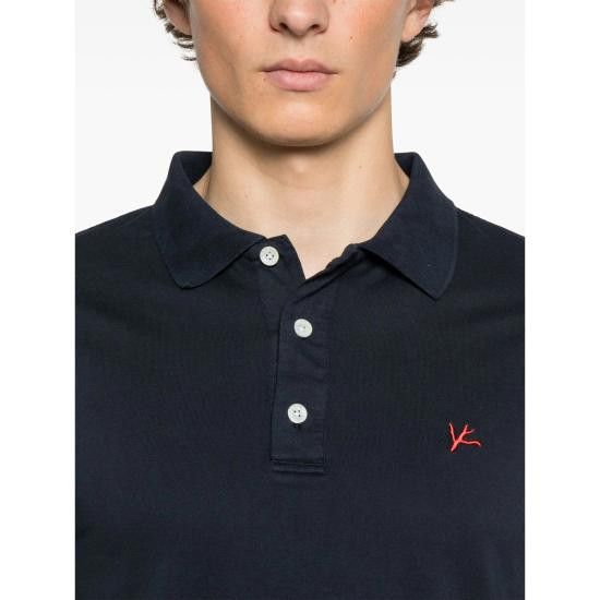Isaia ISAIA Men Polo Shirts JP003 MCT371 800 BLUE Size US L / EU 52-54 / 3 - 2 Thumbnail
