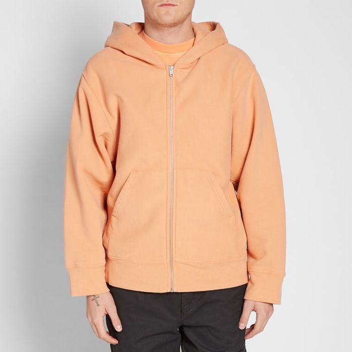 Yeezy deals orange hoodie