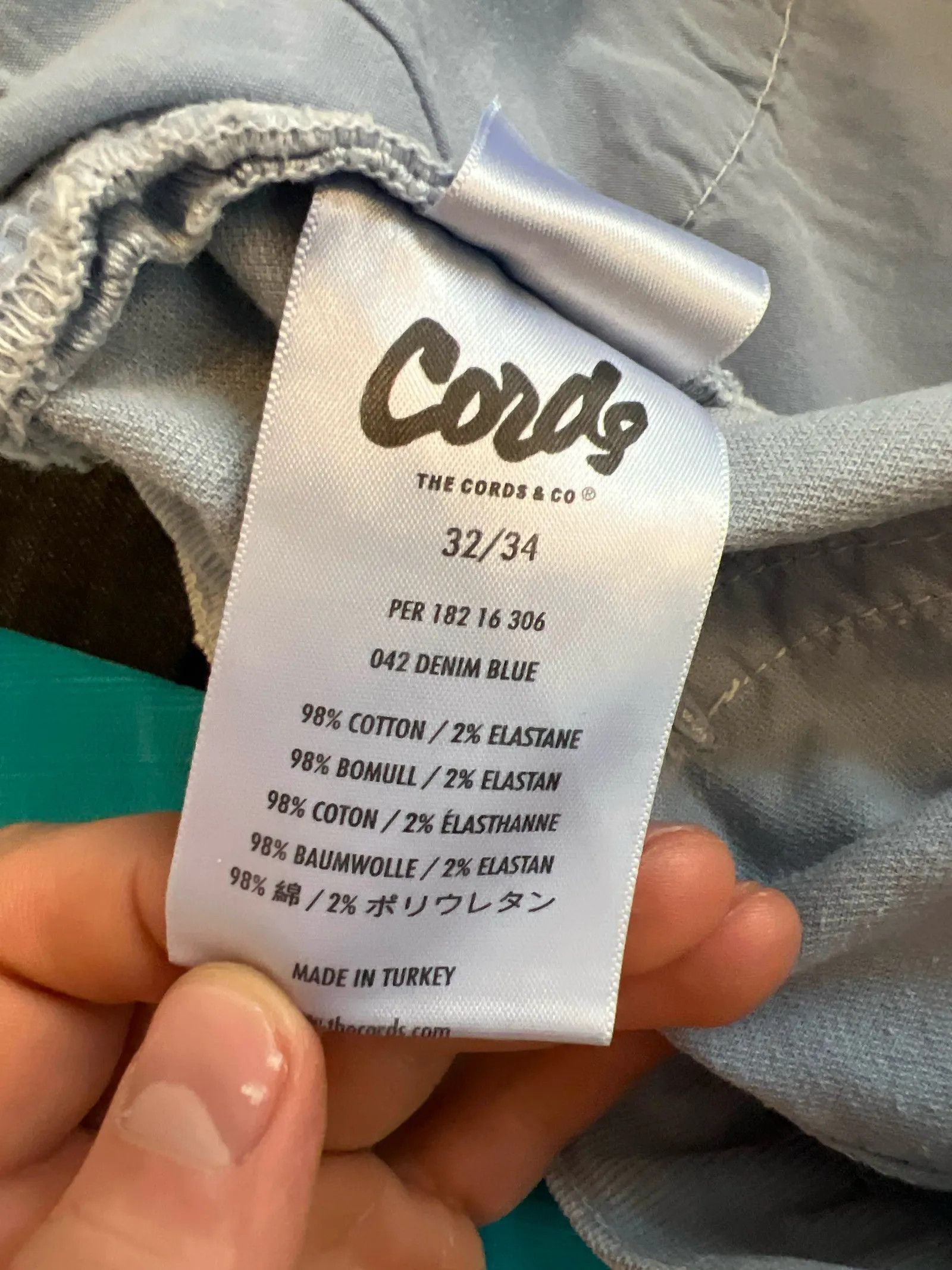 CO The Cords & co Per 182 16 306 Pants Size US 32 / EU 48 - 3 Thumbnail