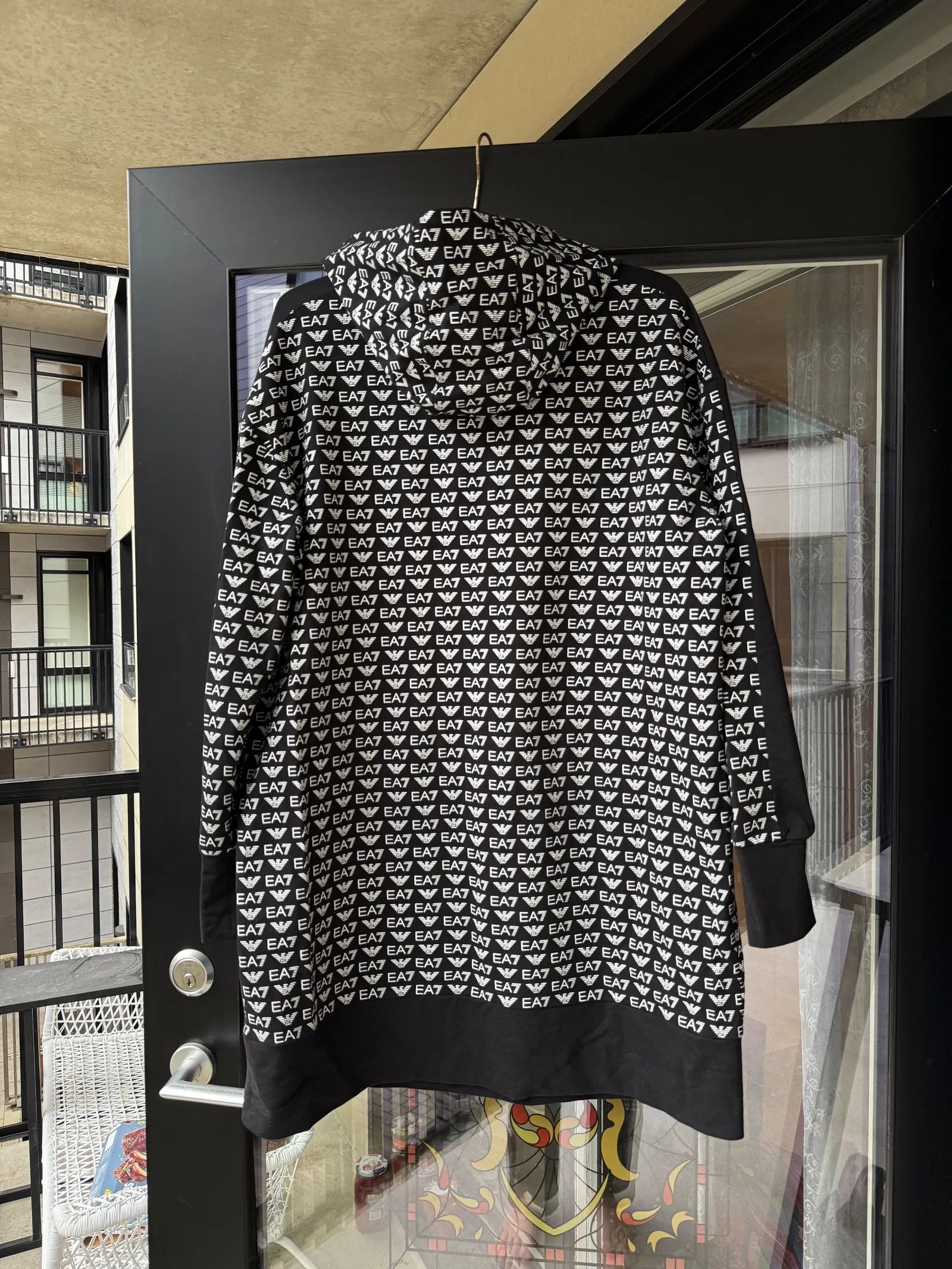 Armani Emporio armani Sweat klänning Sweatshirt Size L / US 10 / IT 46 - 4 Thumbnail