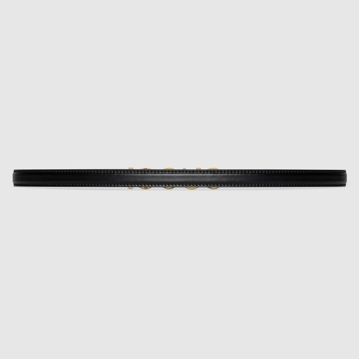 Gucci Gucci Logo Buckle Thin Belt SIZE 95 Size ONE SIZE - 3 Thumbnail