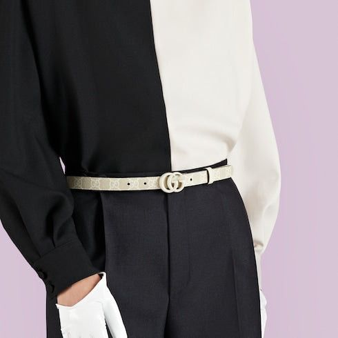 Gucci Gucci GG Marmont Thin Belt SIZE 95 Size ONE SIZE - 4 Thumbnail