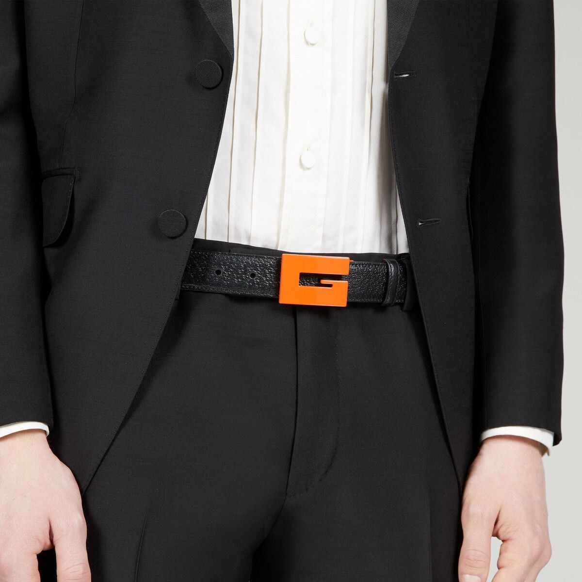 Gucci Gucci G Square Bold Buckle Belt SIZE 105 Size ONE SIZE - 4 Thumbnail