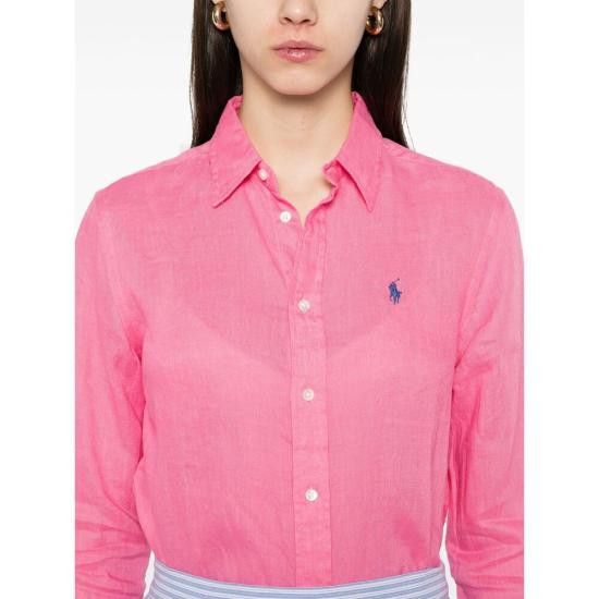 Ralph Lauren RALPH LAUREN Women Shirts 211970730007 FUCHS PINK Size XS / US 0-2 / IT 36-38 - 5 Thumbnail