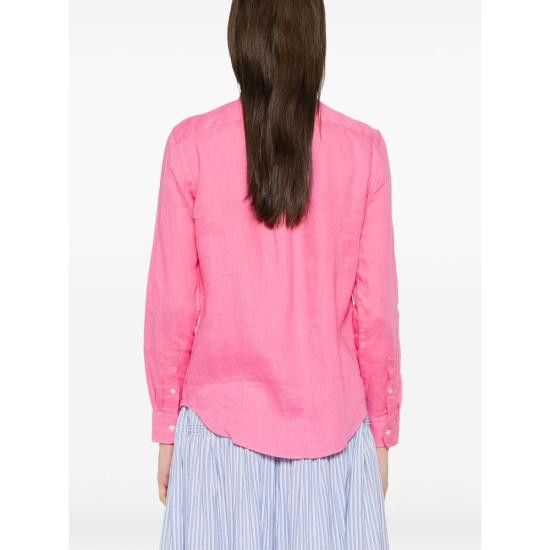 Ralph Lauren RALPH LAUREN Women Shirts 211970730007 FUCHS PINK Size XS / US 0-2 / IT 36-38 - 3 Thumbnail