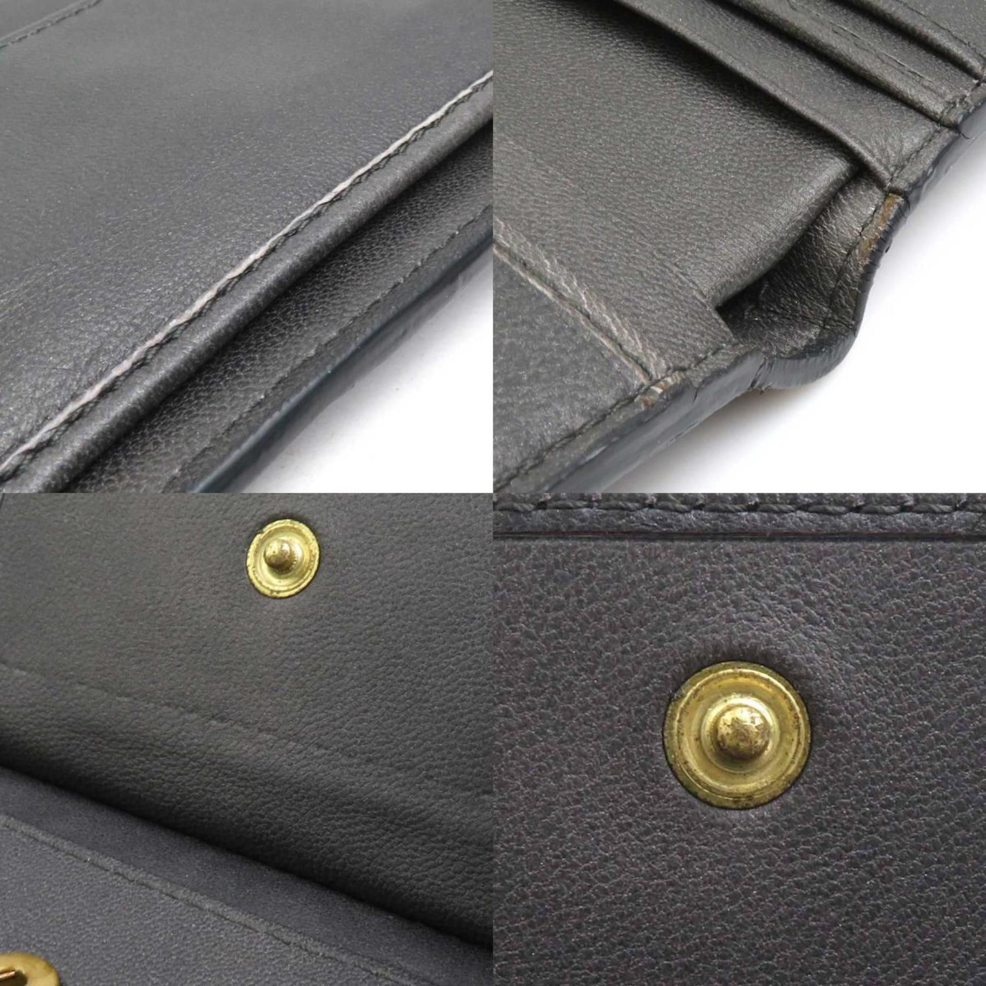 Bottega Veneta Bottega Veneta Bi-fold Wallet Intrecciato Leather Dark Grey Men's w0957a Size ONE SIZE - 4 Thumbnail