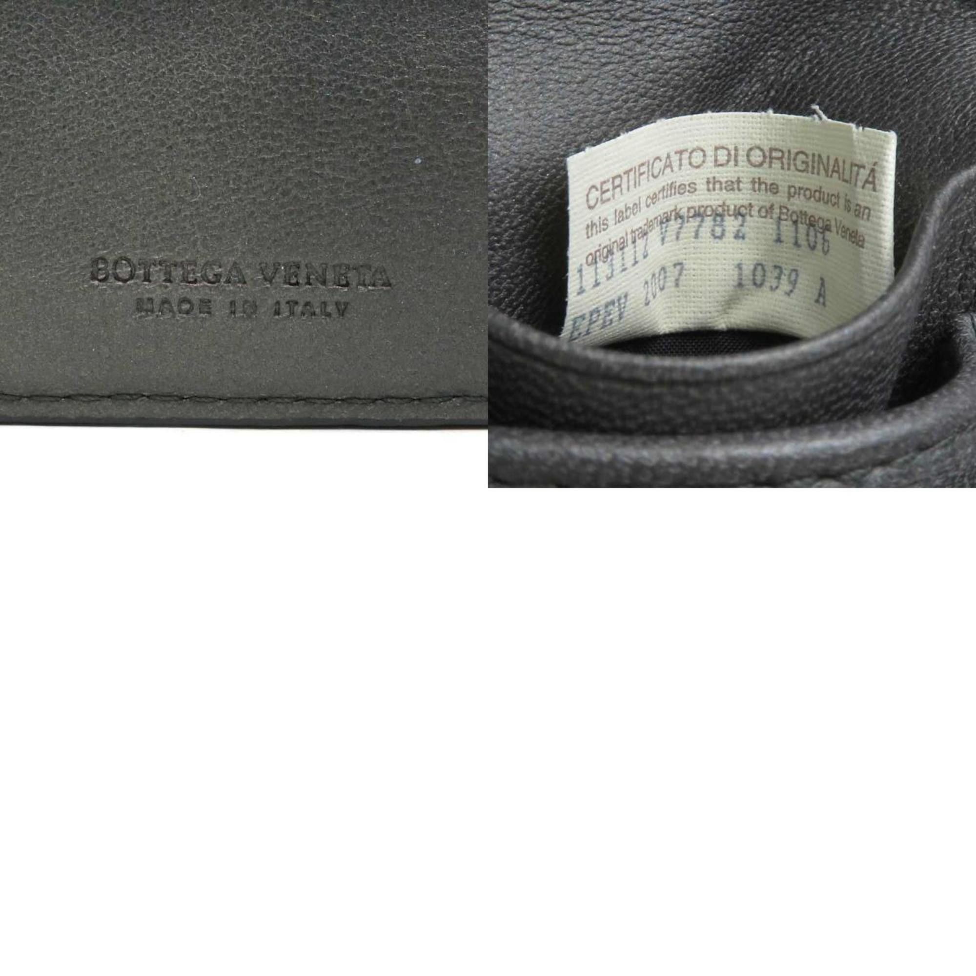 Bottega Veneta Bottega Veneta Bi-fold Wallet Intrecciato Leather Dark Grey Men's w0957a Size ONE SIZE - 5 Thumbnail