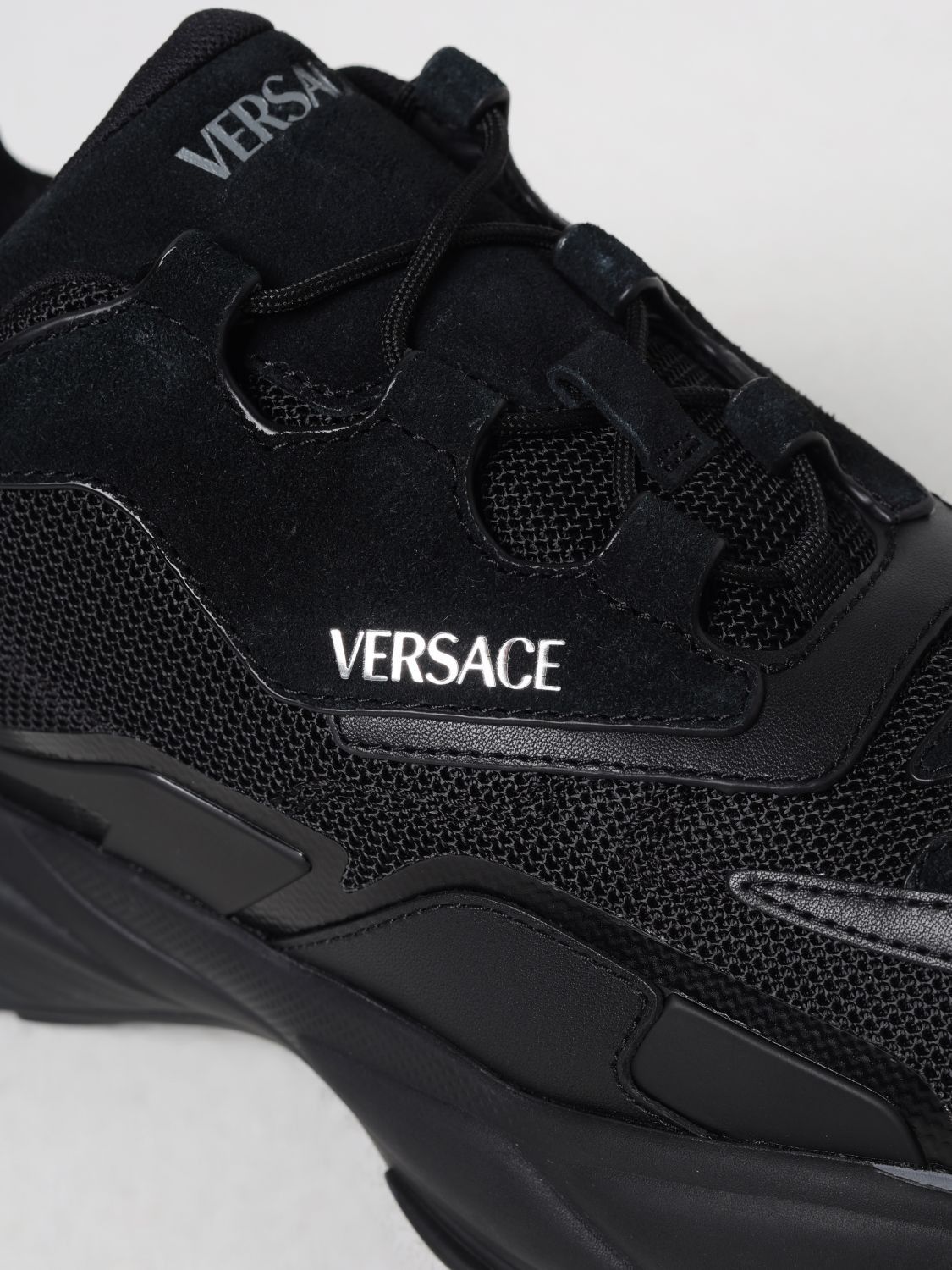 Versace Versace Sneakers Men Black Size US 8 / EU 41 - 4 Thumbnail
