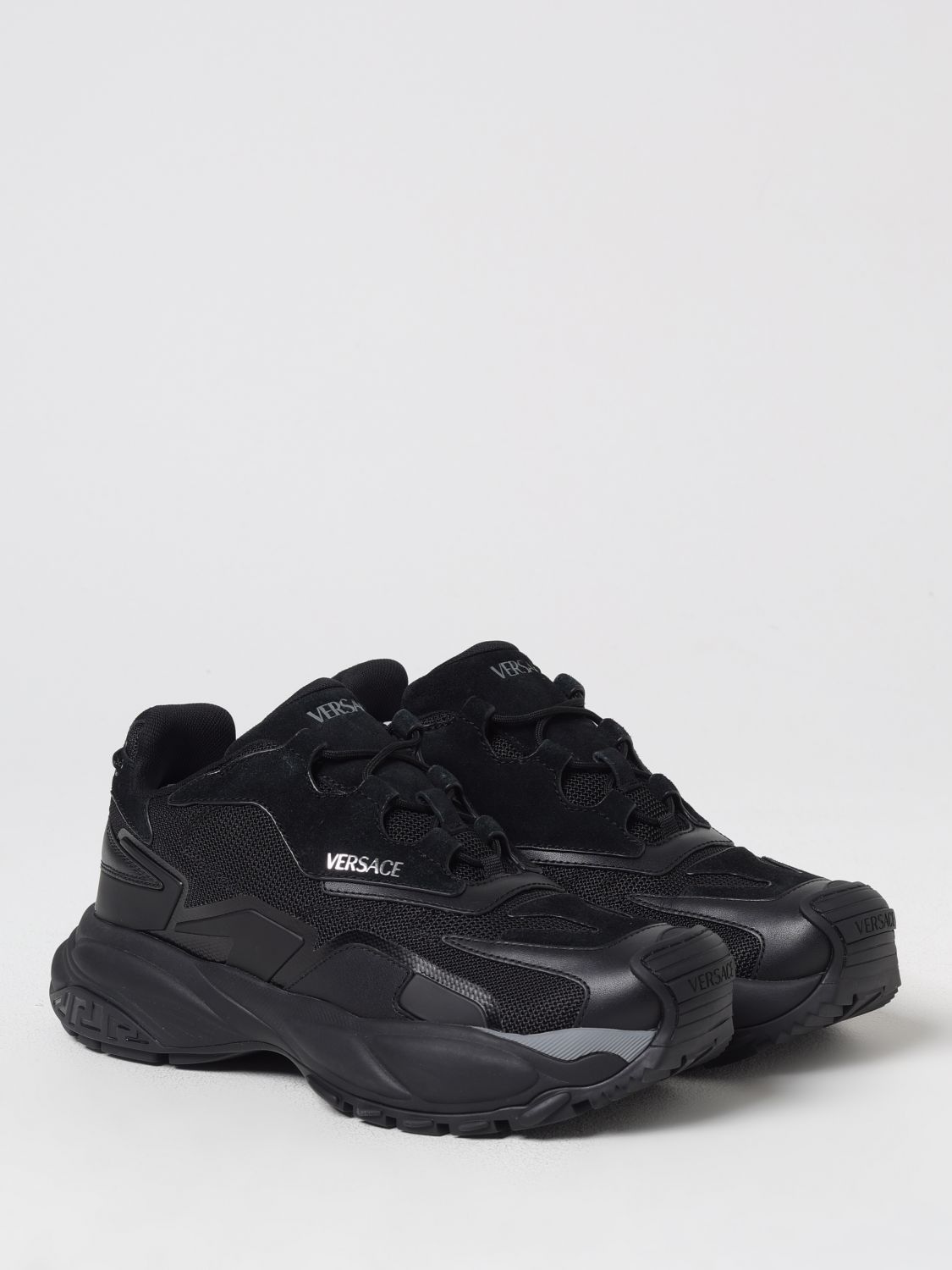 Versace Versace Sneakers Men Black Size US 8 / EU 41 - 2 Thumbnail