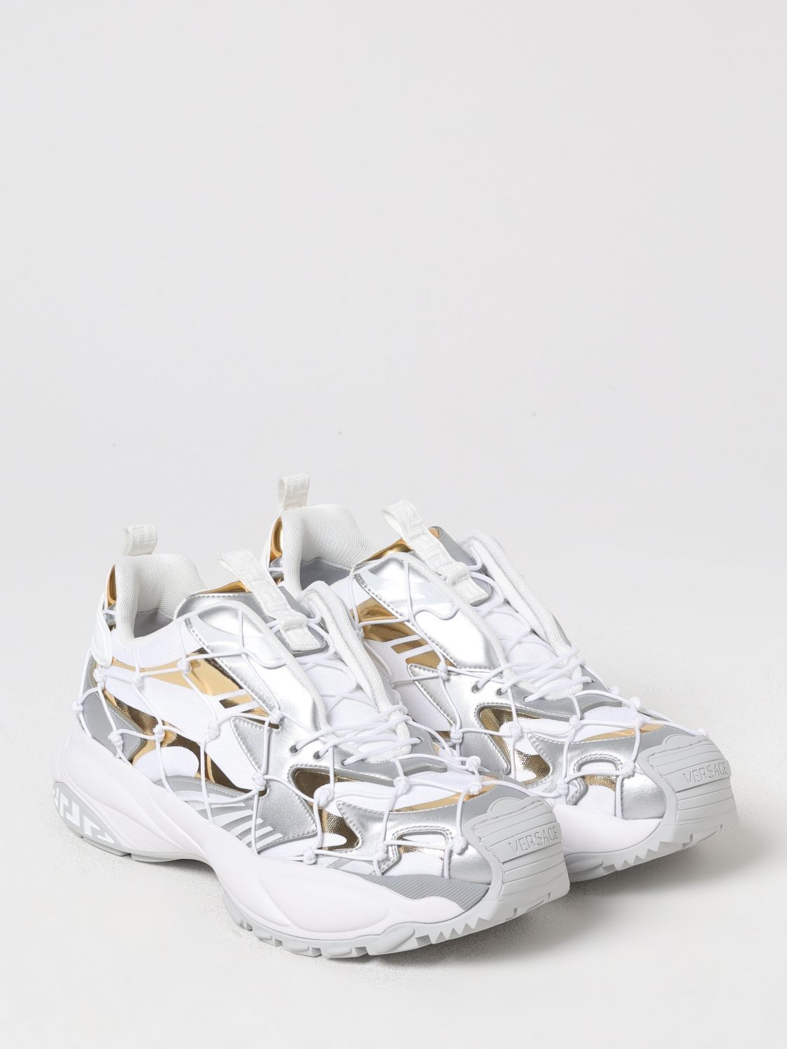 Versace Versace Sneakers Men White Size US 7 / EU 40 - 2 Thumbnail