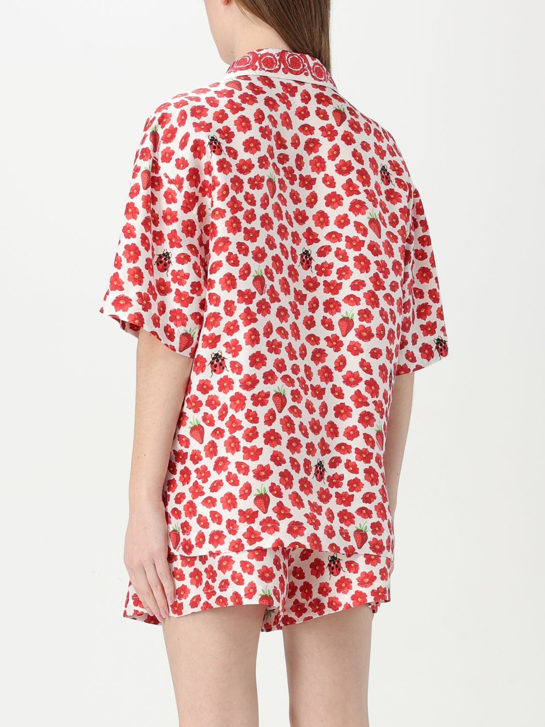Versace Versace Shirt Woman Red Size S / US 4 / IT 40 - 3 Thumbnail