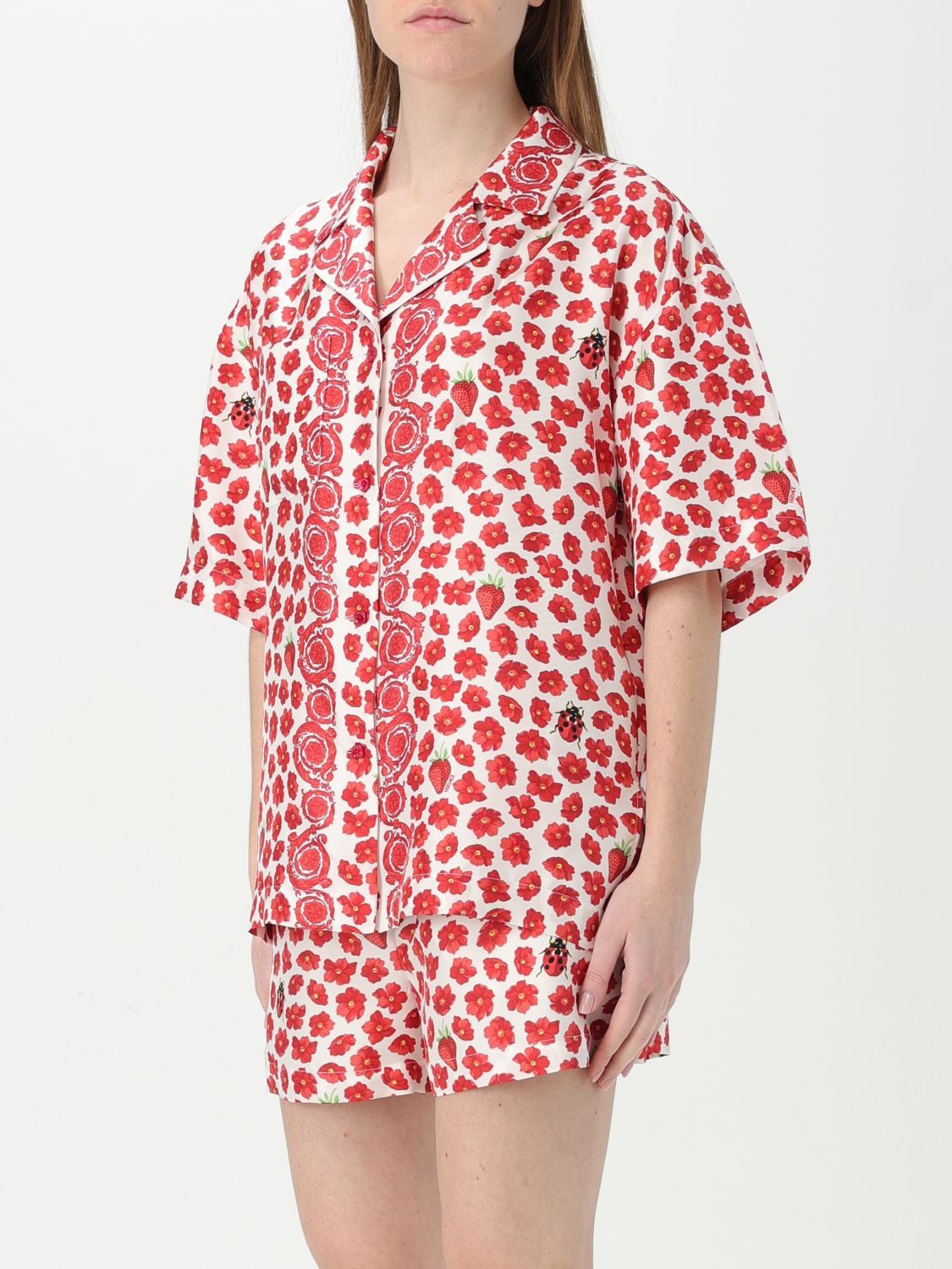 Versace Versace Shirt Woman Red Size S / US 4 / IT 40 - 4 Thumbnail