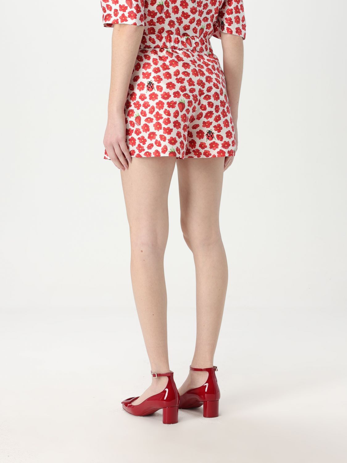 Versace Versace Short Woman Red Size 30" / US 8 / IT 44 - 3 Thumbnail