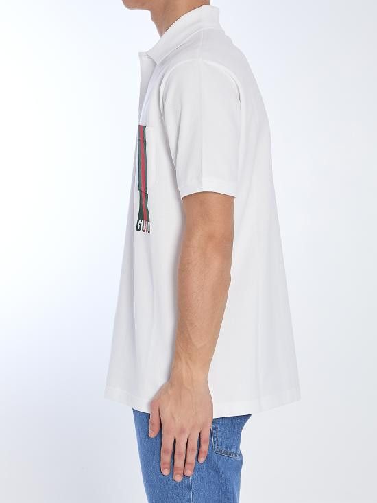 Gucci GUCCI Men Polo Shirts 784422 WHITE Size US S / EU 44-46 / 1 - 3 Thumbnail