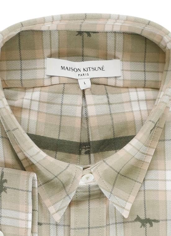 Maison Kitsune MAISON KITSUNE Men Long Tops OM00425 WW01180179 Green Size US M / EU 48-50 / 2 - 2 Thumbnail