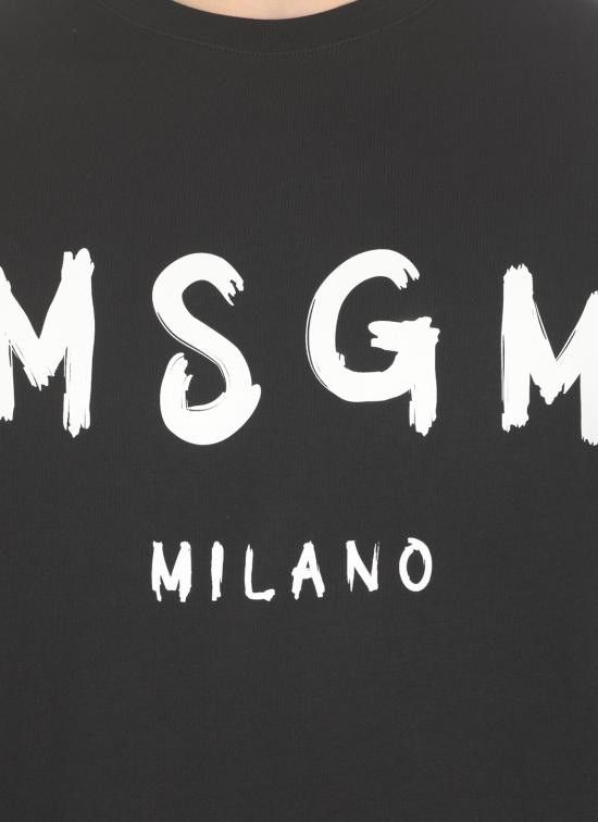 MSGM MSGM Men T-Shirts 2000MM511 20000299 Black Size US L / EU 52-54 / 3 - 5 Thumbnail