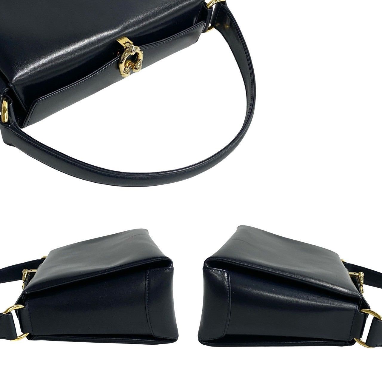 Gucci Gucci Handbag Blue Leather Size ONE SIZE - 5 Thumbnail