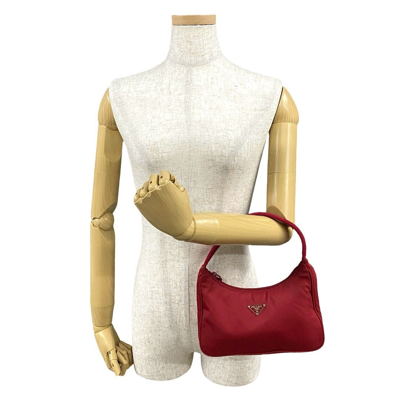 Prada Prada Handbag Red Synthetic Size ONE SIZE - 2 Thumbnail