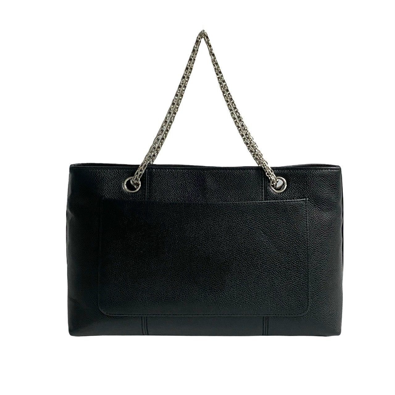 Chanel Chanel Tote Bag Black Leather Size ONE SIZE - 4 Thumbnail