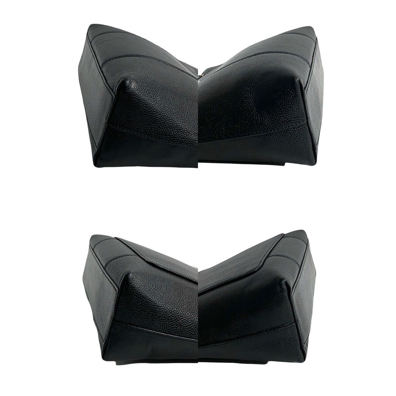 Chanel Chanel Tote Bag Black Leather Size ONE SIZE - 7 Thumbnail