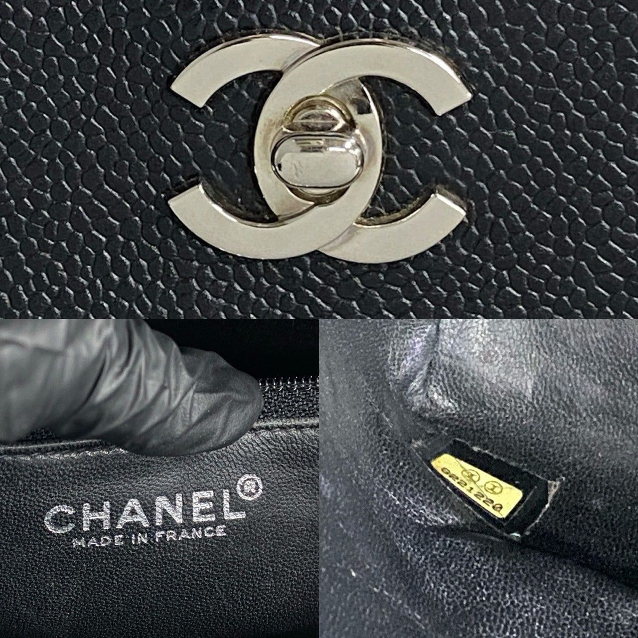 Chanel Chanel Tote Bag Black Leather Size ONE SIZE - 3 Thumbnail