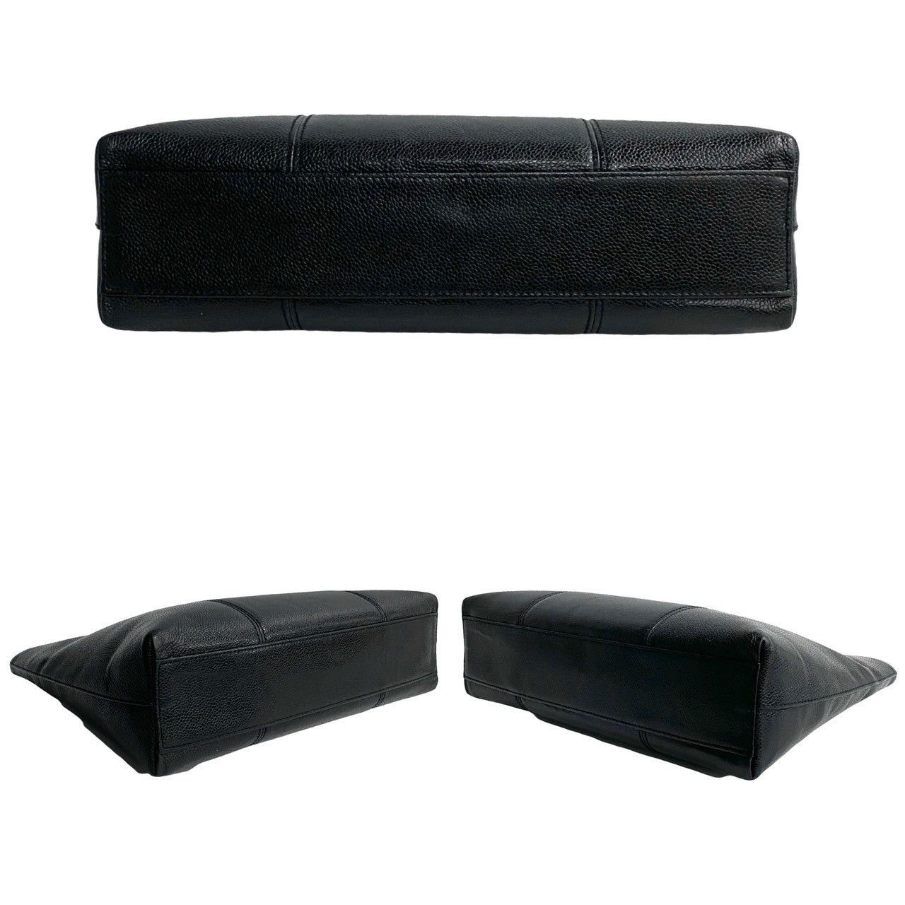 Chanel Chanel Tote Bag Black Leather Size ONE SIZE - 6 Thumbnail