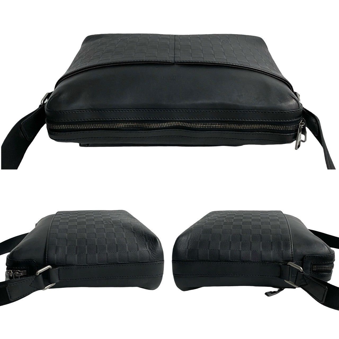 Louis Vuitton Louis Vuitton Shoulder Bag Black Leather Size ONE SIZE - 5 Thumbnail