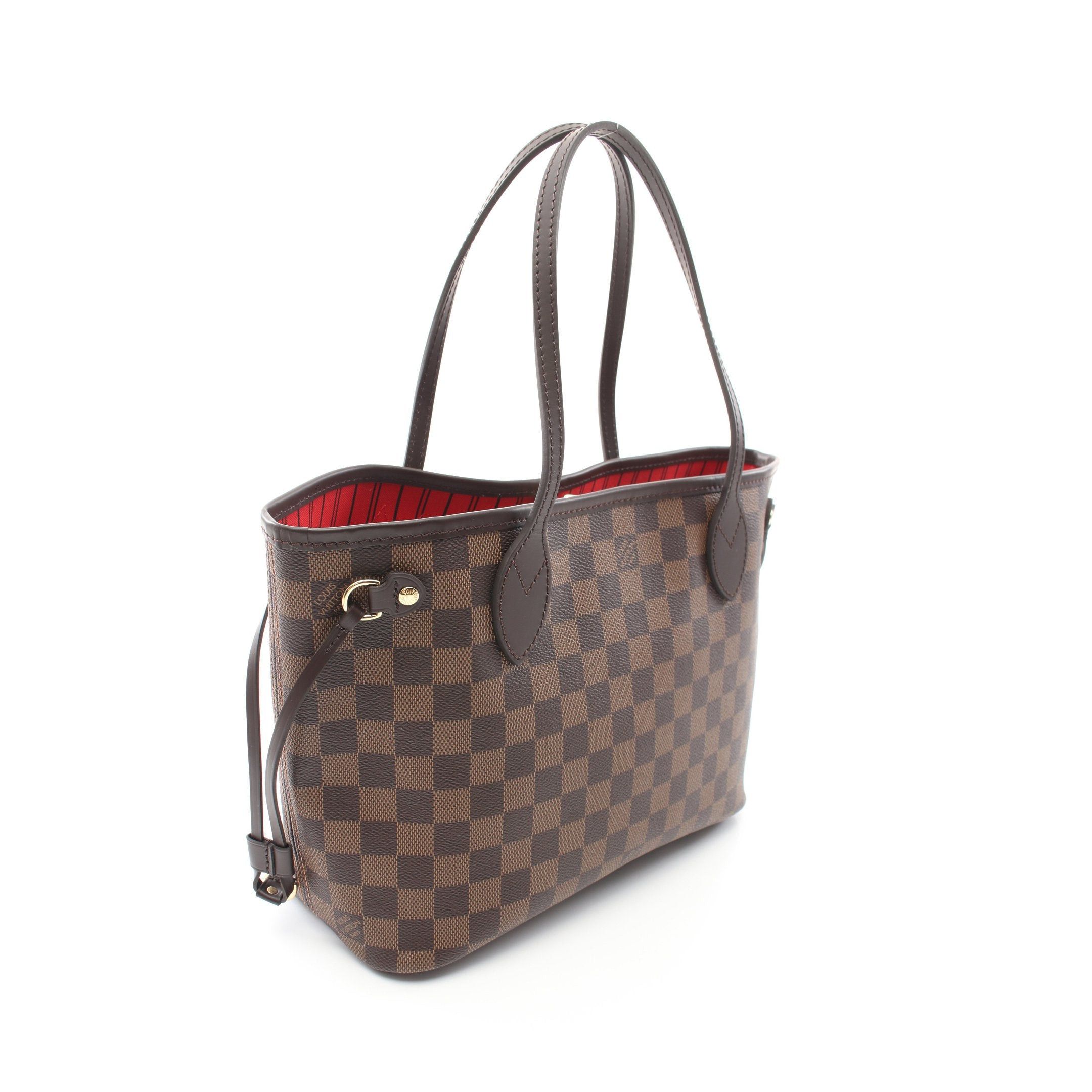 Louis Vuitton Louis Vuitton Neverfull Pm Damier Ebene Handbag Tote Bag Leather Brown Size ONE SIZE - 2 Thumbnail